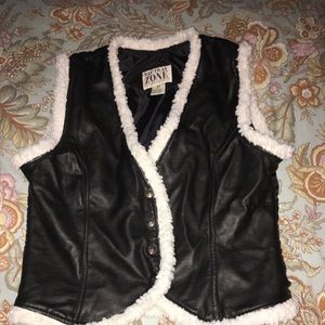Neutral Zone Faux Leather Vest